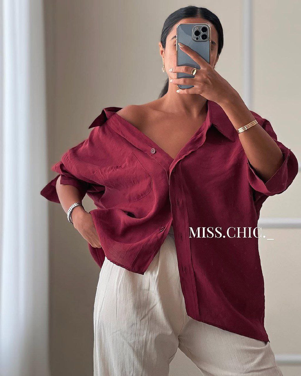 شومیز زنانه پری نخ خالص