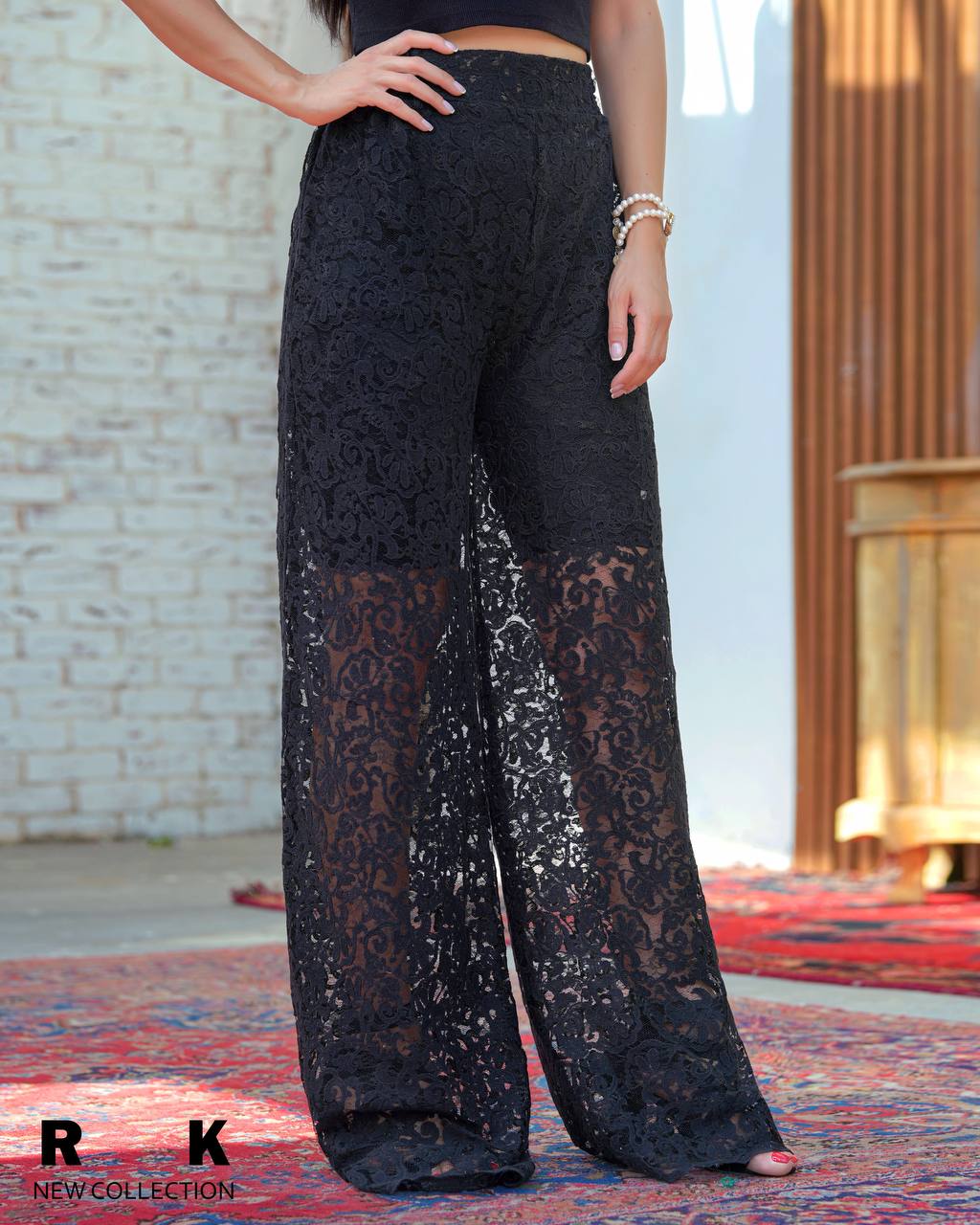 شلوار گیپور نیمه استر